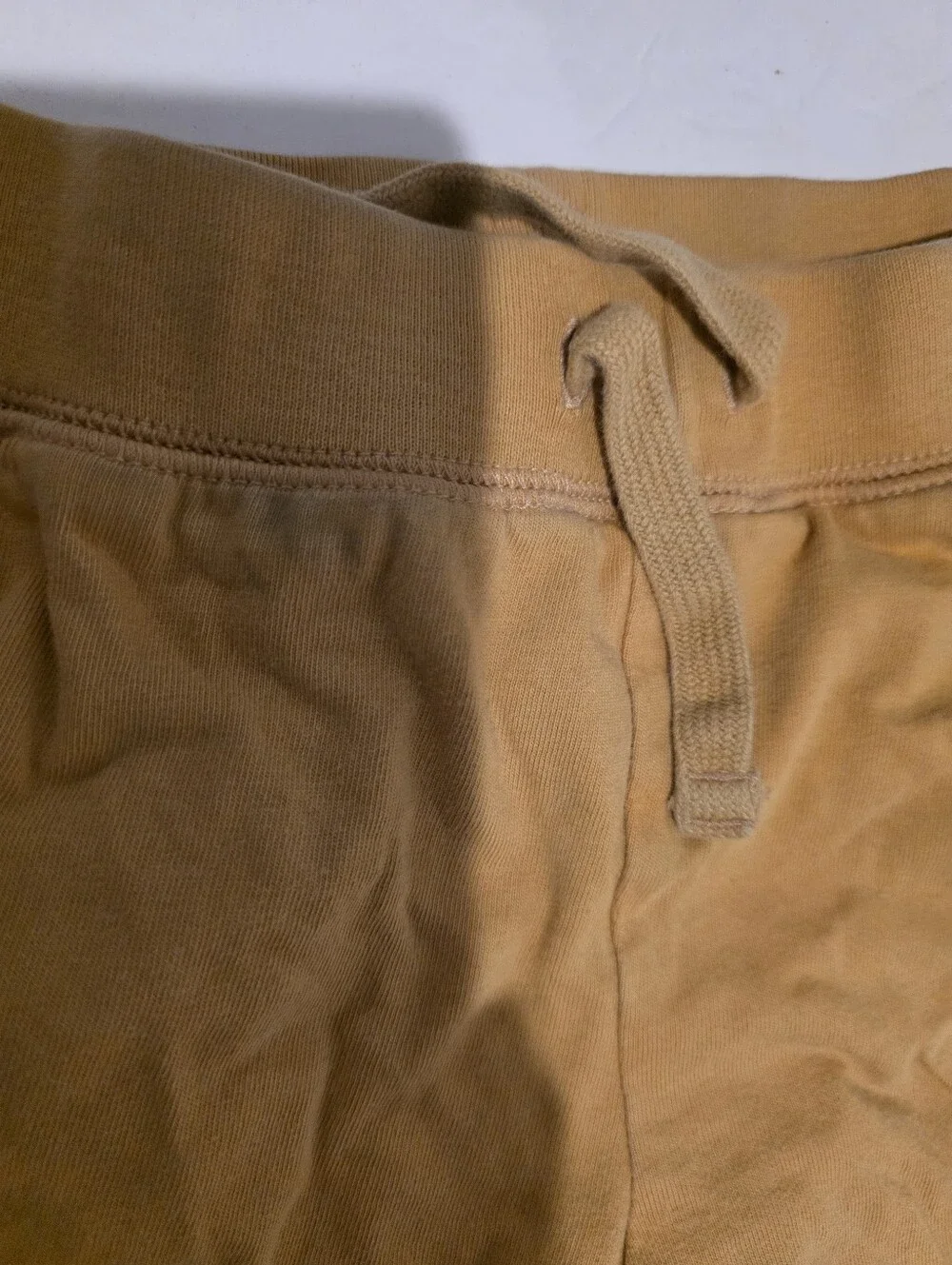 Gap Size 2 T Mustard Yellow Baby/Toddler Drawstring Joggers Gold